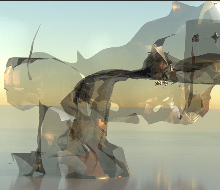Close up of digtal artwork by Christel Liebenberg